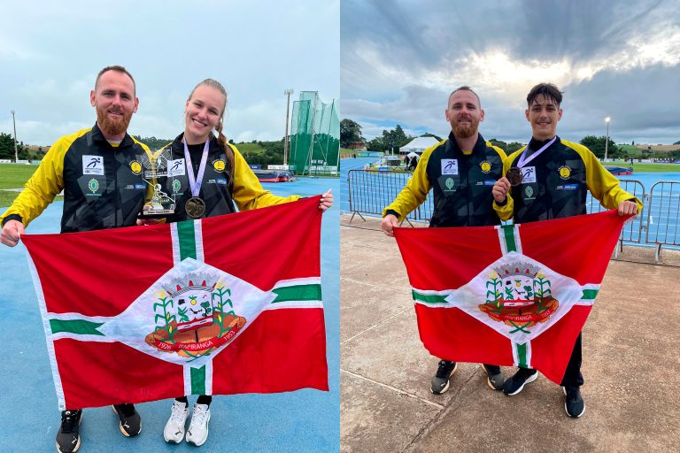 Tainara Mees e Tiago Shuh conquistam medalhas em provas do atletismo